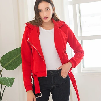 

Women Jacket coat Fashion Long Sleeve Cotton Zipper Overcoat Jacket Women Harajuku Winter Clothes Solid Female Jacket plus size
