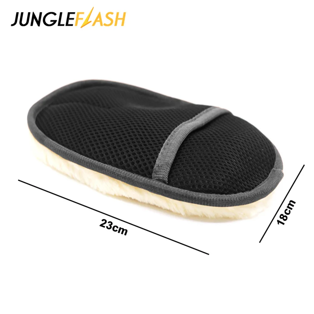 Аксессуары для мойки автомобиля JUNGLEFLASH мягкие шерстяные перчатки уход за