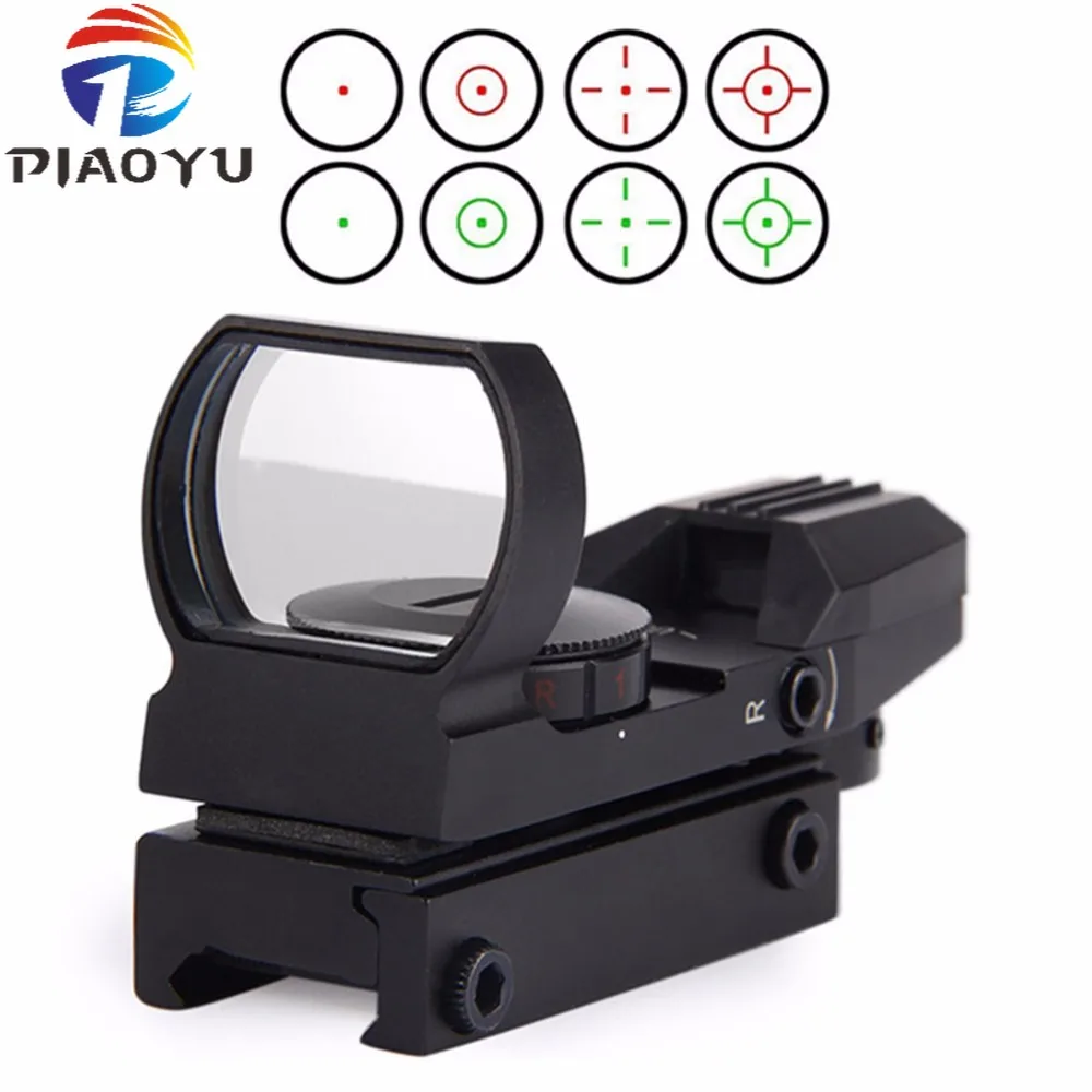 

11mm/ 20mm Hunting Rail Riflescope Airsoft Optics Sight Scope Red Dot Sight Reflex 4 Reticle Tactical Gun Supplies