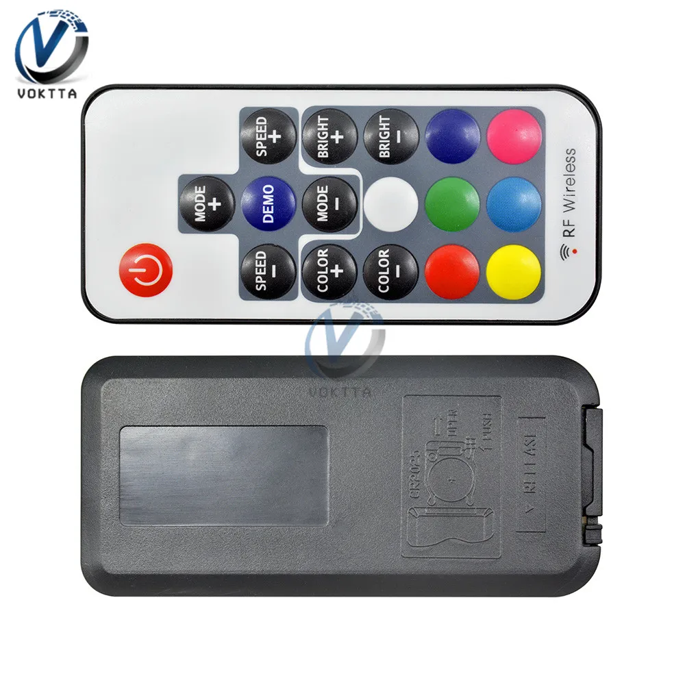 5/12V 17 Key 24 Key USB ИК инфракрасный и RF беспроводной пульт дистанционного управления Лер диммер для дистанционного управления светодиодный светильник