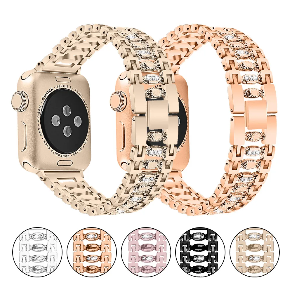 Ремешок из нержавеющей стали для iWatch Apple Watch 38 мм/42 мм Series 4/3/2/1 | Электроника
