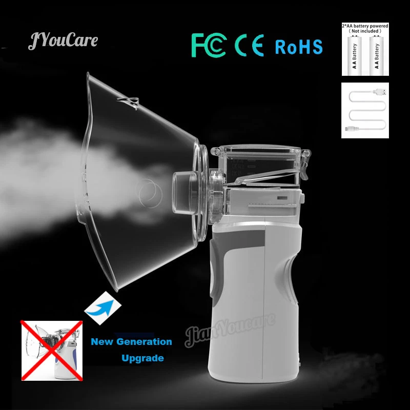 

JYouCare portable Inhale Nebulizer Mesh atomizer Handheld quiet inalador autoclean nebulizador Adult Automizer inhaler for kids