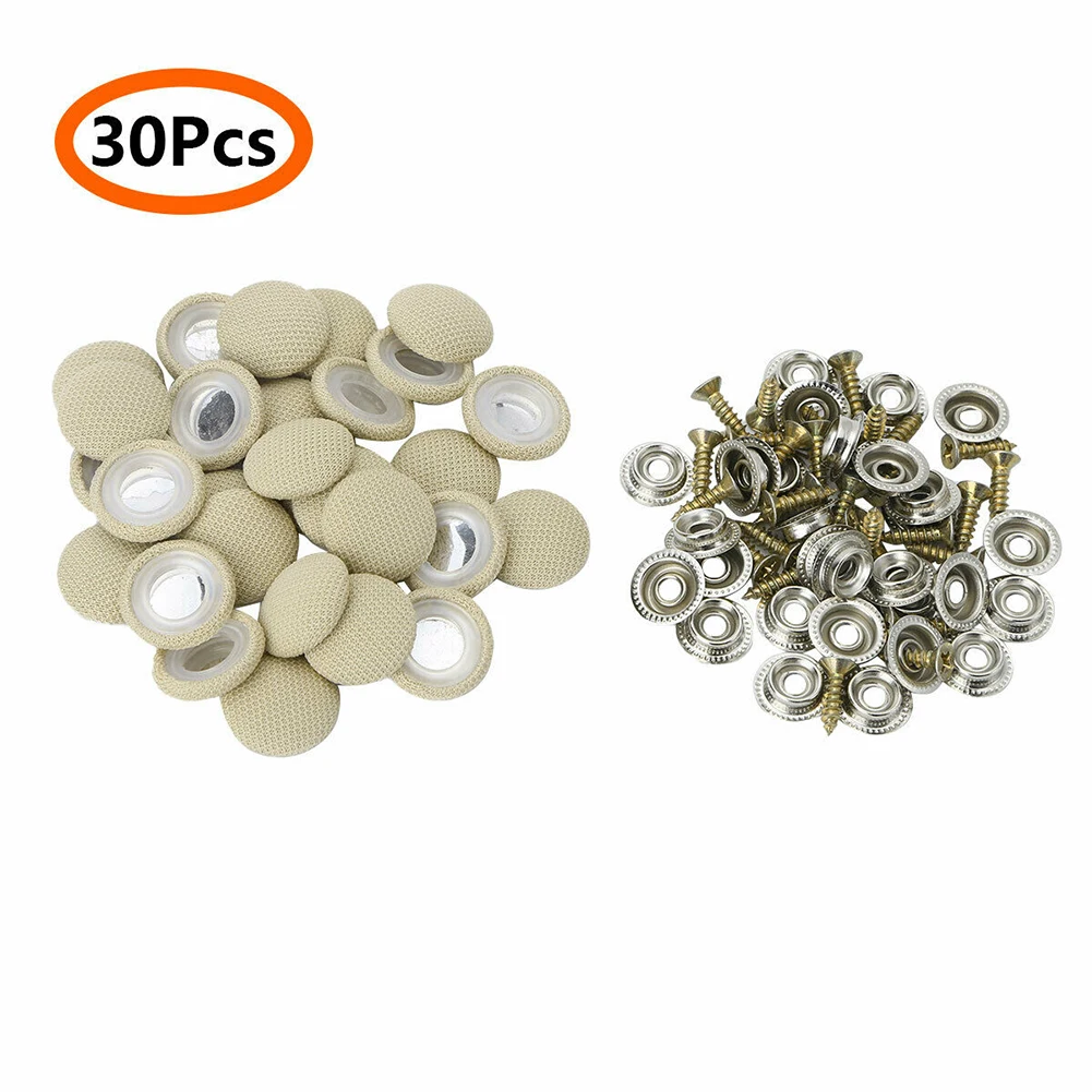 Заклепки на крышу автомобиля из ткани 30 шт. крепежная пряжка с винтами в клетку