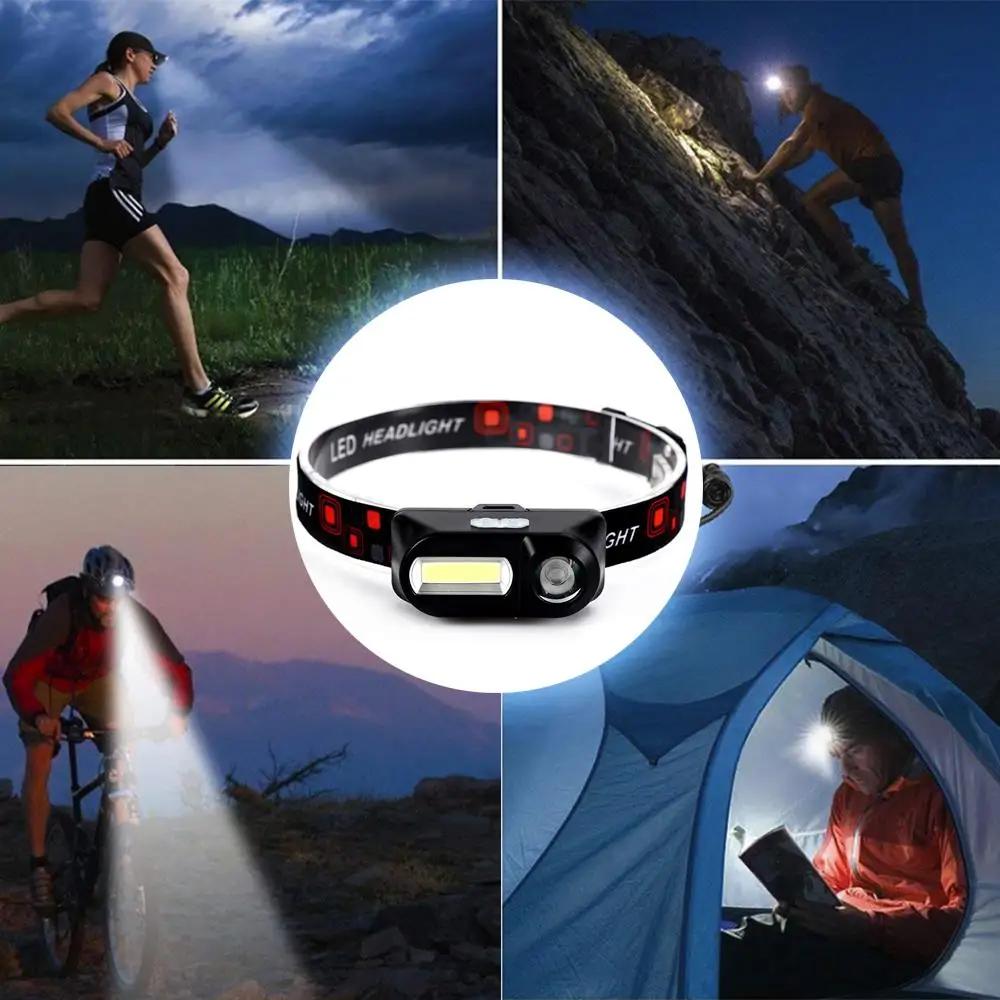 

Eyeglasses Mini Flashlight Sea Fishing Hook LED Reading Lighting COB Black Fishing Light Outdoor