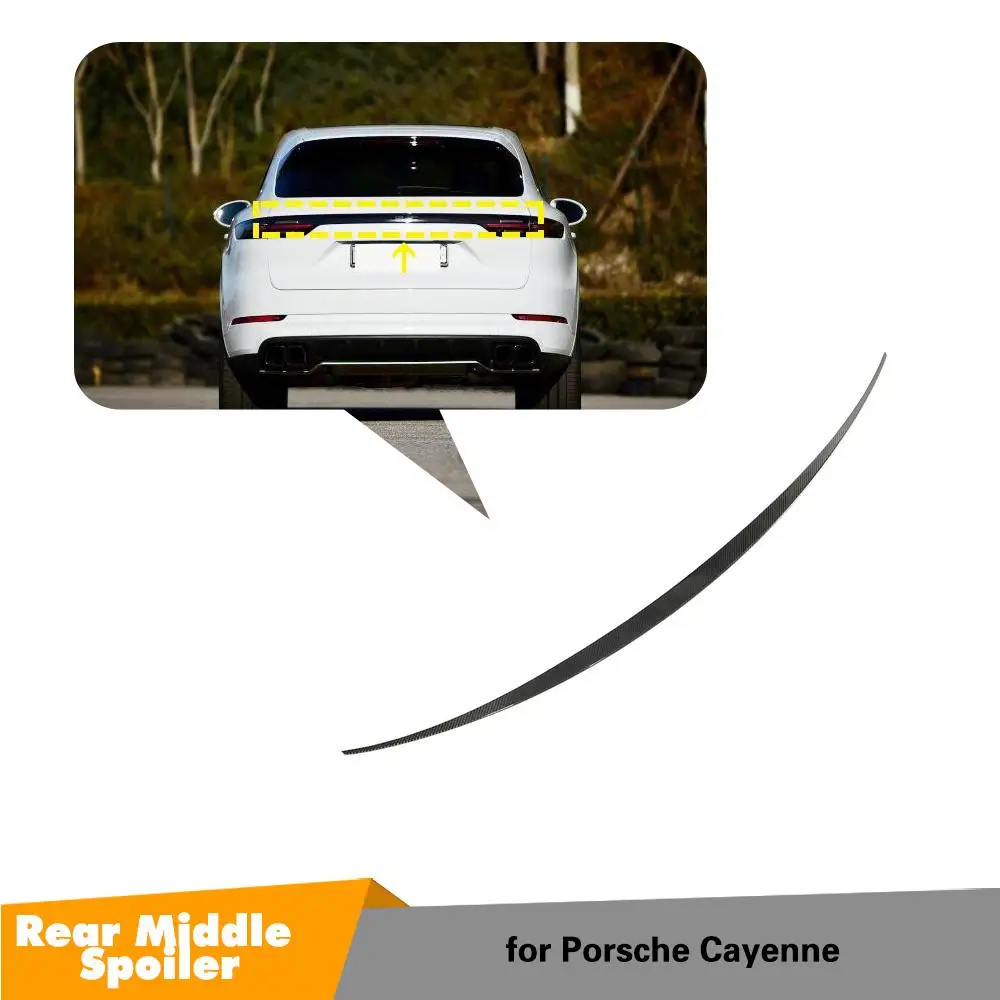Углеродное волокно заднего крыла багажник выступ Спойлеры для Porsche Caynne не для купе спойлер
