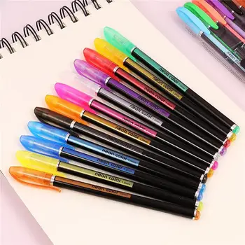 

48Pcs Flash Colorful Glitter Graffiti Marking Gel Pen Highlight Refill Color Full Shinning Refill Painting Pen Drawing Color Pen