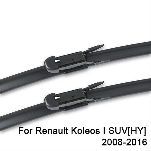 SLIVERYSEA Замена стеклоочистителя для Renault Koleos 2008- силиконовые резиновые Дворники для лобового стекла авто аксессуары - Цвет: 2008-2016