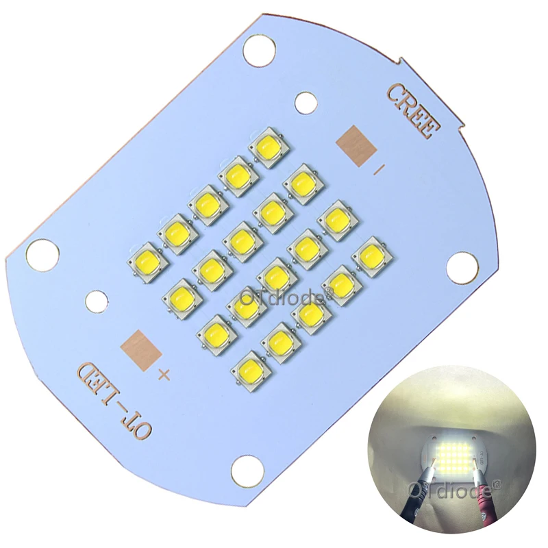 Cree XLamp XP-G2 XPG2 50 Вт 100 Вт светодиодный белый/теплый белый высокомощный светодиодный светильник медная печатная плата для дома/уличного освещения