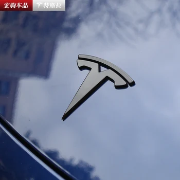 

For tesla model3 car standard carbon fiber grain front and rear standard steering wheel standard refit accessories decoration