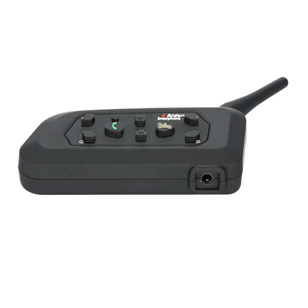 Мотоциклетная bluetooth-гарнитура/Интерком 1200 м гарнитура для шлема с громкой связью черная для шести мотоциклистов