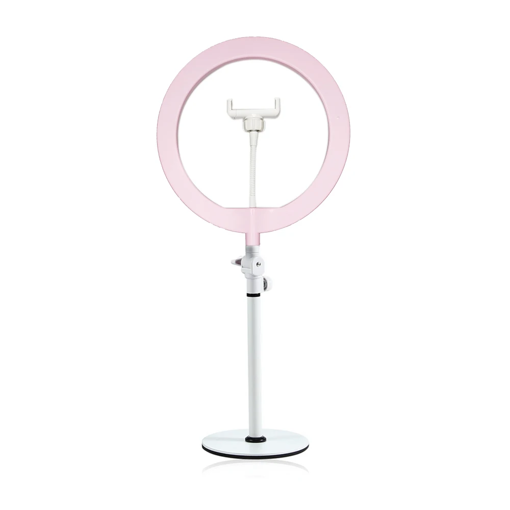 10" LED Ring Light for Makeup Mirror Fill Light Dimmable Lamp Studio Photo Phone Video Live Photography Selfie Light USB Cable