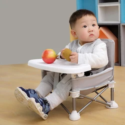 Chaise de salle à manger Portable pliable pour bébé, avec siège en plaque, chaise de plage pour enfants, Camping, siège d'alimentation confortable 