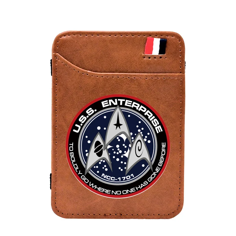 

Digital Printing Fashion Interstellar Symbol Pu Leather Magic Wallets Fashion Men Women Money Clips Card Purse Thin Cash Holder