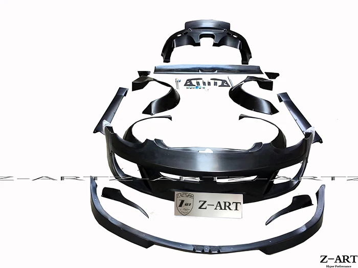 2005-2011 Z-ART для Porsche Boxster Cayman Rocket body kit для RB body kit для Porsche 987 CF передняя крышка багажника+ Широкий комплект кузова
