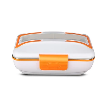 

220V Electric Heating Lunch Box Portable Heatable Food Heater with Removable Stainless Steel Container Cutlery Lunch Box with EU