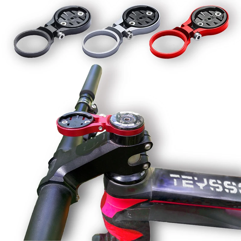 Teyssor Adjustable Bicycle Stem Computer Mount for Garmin Edge 25 130 200 500 510 520 800 810 820 1000 1030