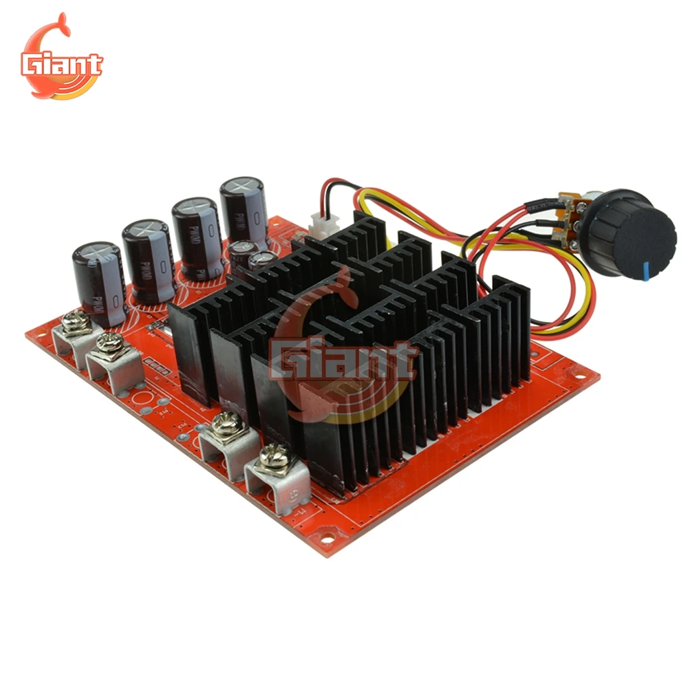 10-50V 60A DC Motor Speed Controller Motor Speed Controller Voltage Regulator Electric Motor Speed Controller PWM HHO RC Speed Control 12V 24V 48V 3000W MAX Voltage Regulator High Power Drive Module