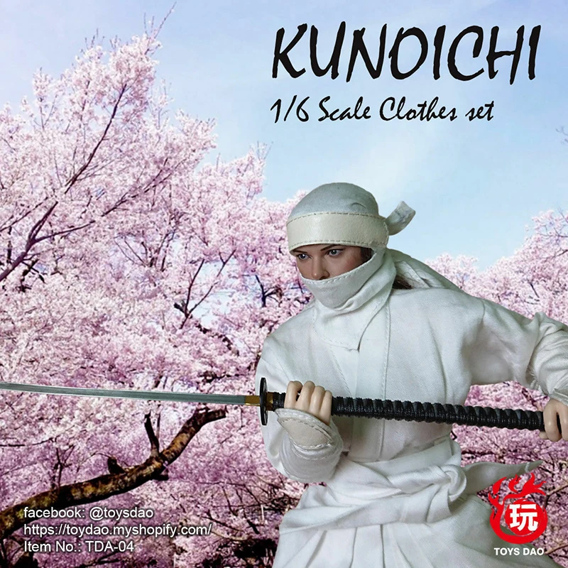 Пользовательские 1/6 женский ниндзя Kunoichi черный набор одежды игрушки Dao фигурка для 12 дюймов PH кукла фигура