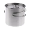 500ml Stainless Steel Travel Camping Folding Handle Cup/Pot With Scale Marks ► Photo 2/6