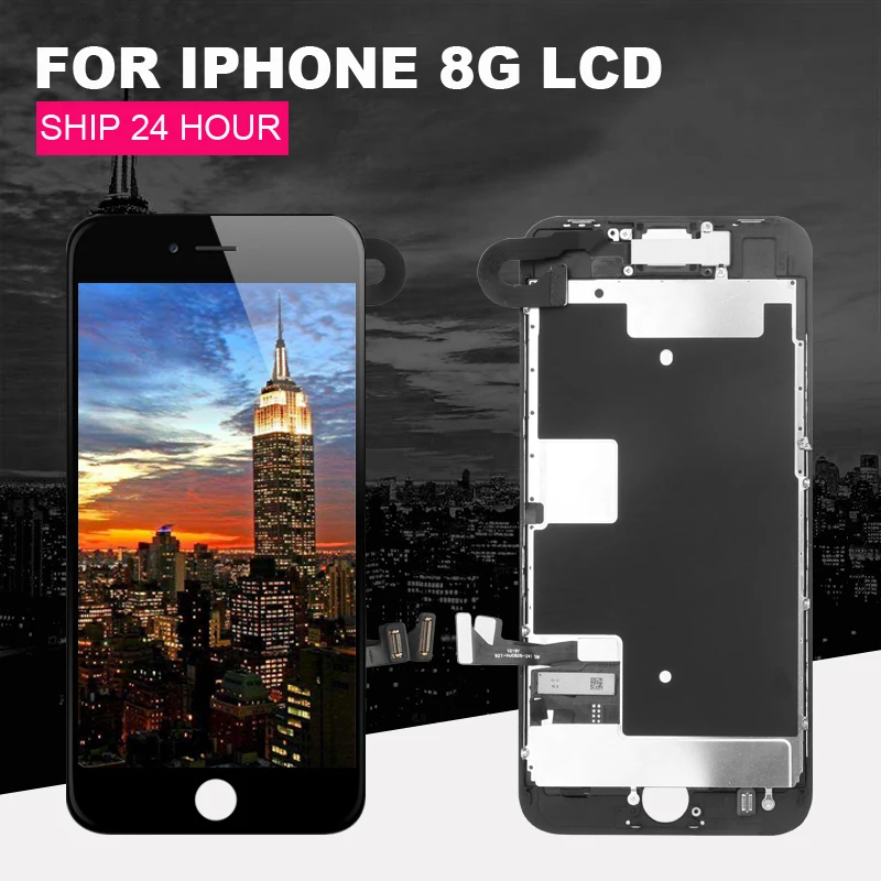

Suitable for iPhone 8G LCD 4.7 touch screen and replaceable LCD full screen, equipped with front camera speaker gift