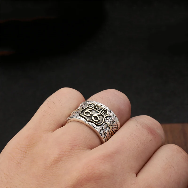 Solid 925 Sterling Silver Rings for Women Men Silver Stackable Thumb Rings  Vintage Adjustable Rings - Walmart.com