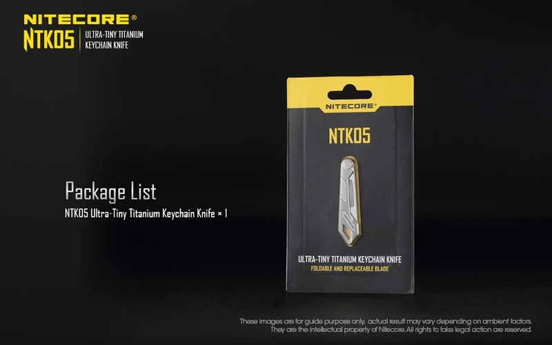 Nitecore NTK05 Titanium Keychain Knife (18)