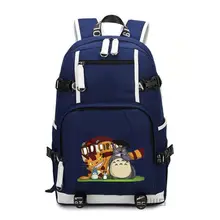 Мой сосед рюкзак Тоторо холст ashitaka школьные сумки Унесенные спиралью Наплечные сумки дорожные сумки рюкзак для ноутбука