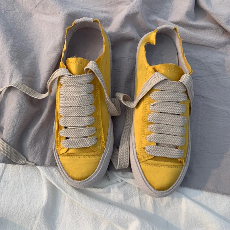 Women Shoes Casual Sneakers Women Sneakers Women Canvas Shoes Ins Fashion Blogger Vintage Silk Colorful Soft Sole