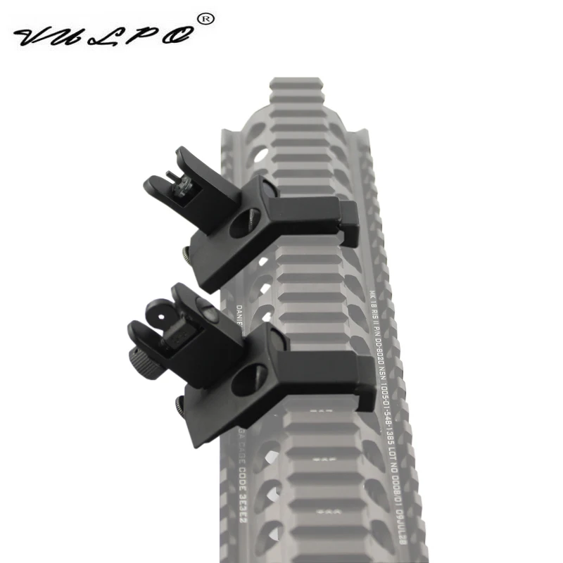 Передний и задний Тактический флип прицел AR15 45 градусов|iron sights|backup iron sightssight front |