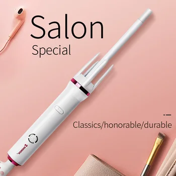 

Professional Automatic hair- culer wand Ceramic salon curling iron Stick Hair Curler Fast Electric Hair Waver Styling Tools