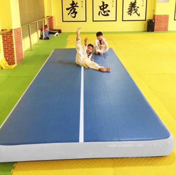 CE 4x2 м надувной спортивный мат Air Tumbling трек гимнастика Черлидинг Pad+ насос