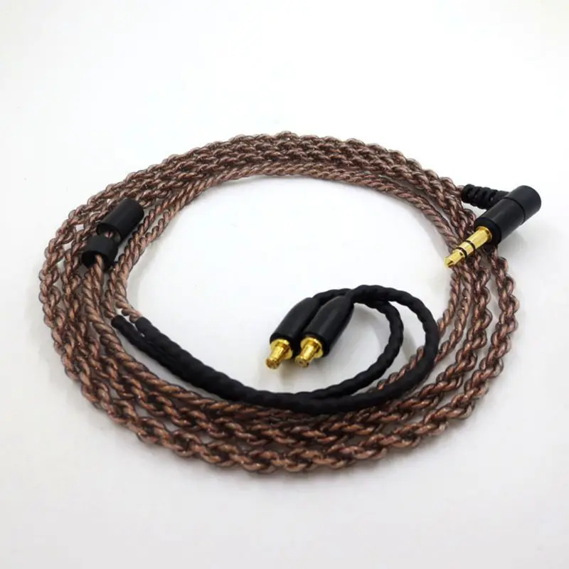 A2DC Connector Copper Cable Cord for ATH LS50 E40 E70 CKR100 CKS1100 Headphones