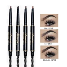 5 цветов, женский макияж, карандаш для бровей, для бровей, ТИНТ, косметика, натуральная, стойкая краска, тату, для бровей, водостойкий, черный, коричневый