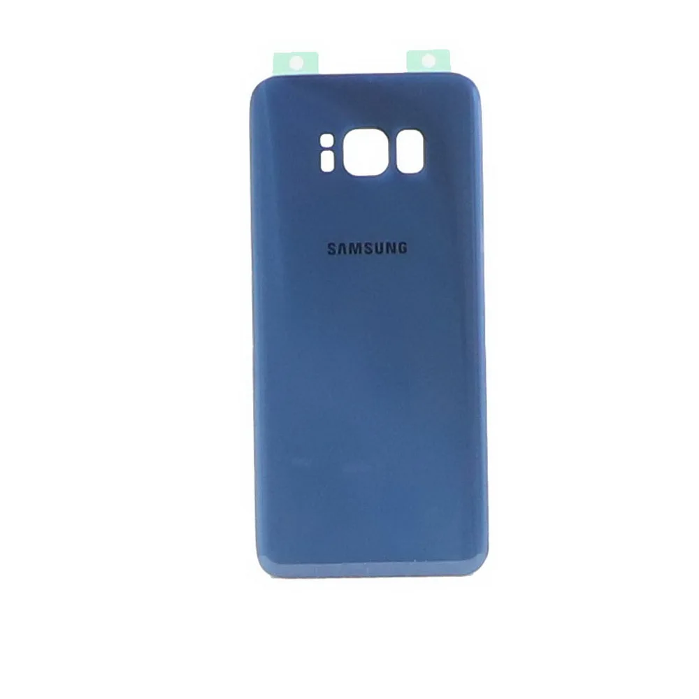Для samsung Galaxy S8 S8Plus G950 SM-G950F G950FD G955 SM-G955F G955FD задний стеклянный чехол для samsung S8 - Цвет: S8 Plus blue