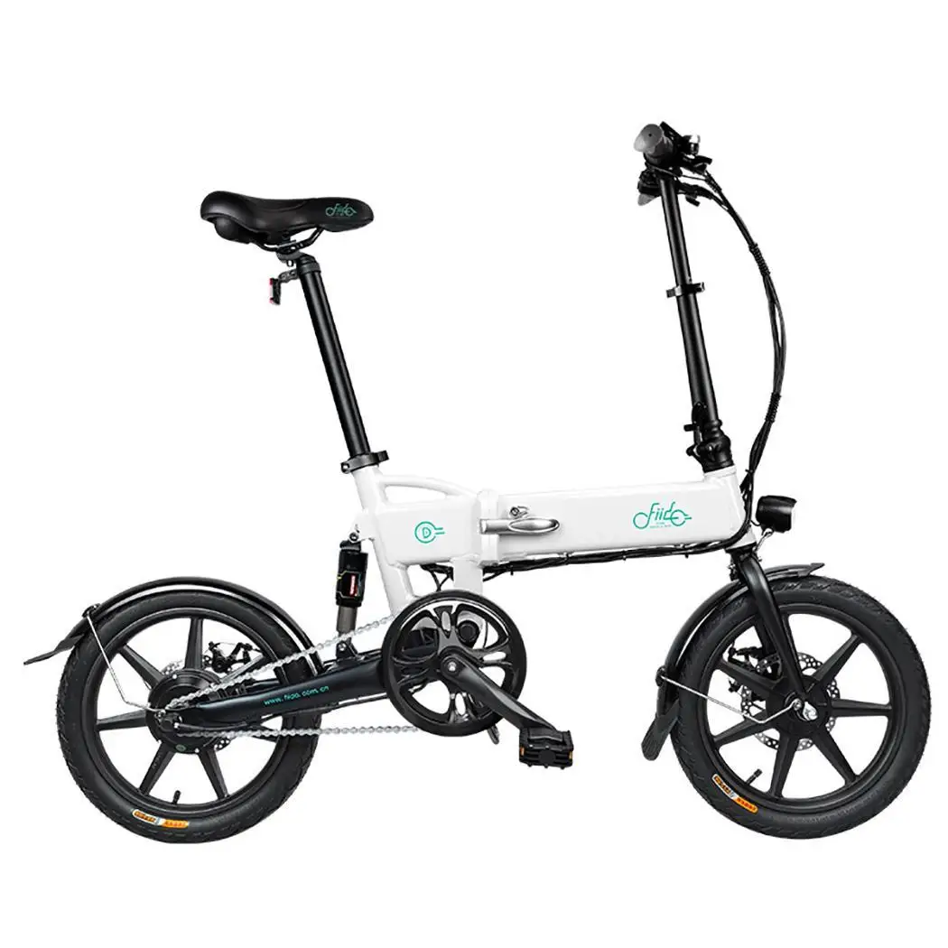 

16 Inch Electric Bicycle Shift with Pedal Disc Brake Aluminum Alloy Folding Electric Bike 36V Battery 250W Hub Motor US Plug