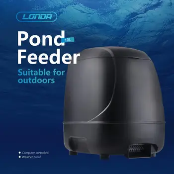 

10L Large Capacity Automatic Fish Feeding Machine Pet Timer Auto Food Dispenser for Aquarium Computer Controlled Koi Pond Feeder