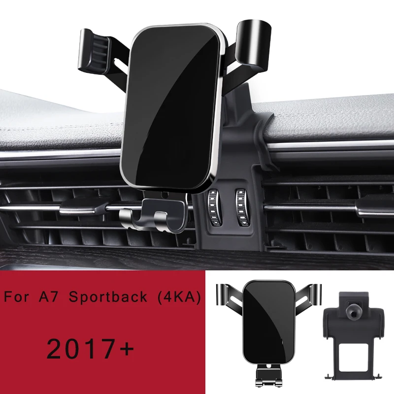 Car Phone Holder for Audi A6 C7 C8 A7 4KA Air Vent Mount Car Styling Bracket GPS Stand Rotatable Support Mobile Accessories mobile phone holder phone holder