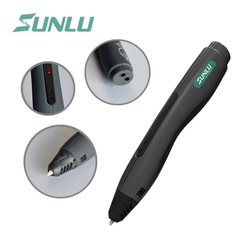 SUNLU 3D Ручка для рисования для детей scible SL-400 3D ручки легко для детей и взрослых поддержка операций 1,75 мм PLA нити
