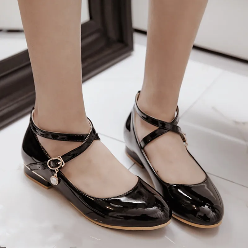 Agodor Women Flat Shoes Elegant Ankle 