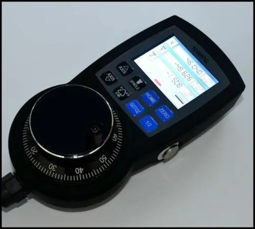Ручной импульсный генератор с ЧПУ MPG 6 оси координаты дисплей Маховик RJ45 порт