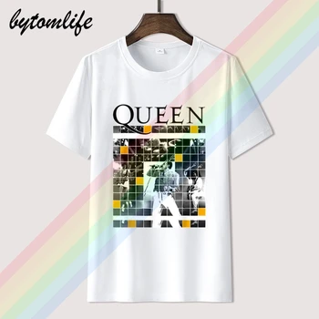 

Trending Queen Short Sleeve T-shirt Summer Lazy Retro Simple Creative Wild Super Fire Men And Women Loose Tops Tee