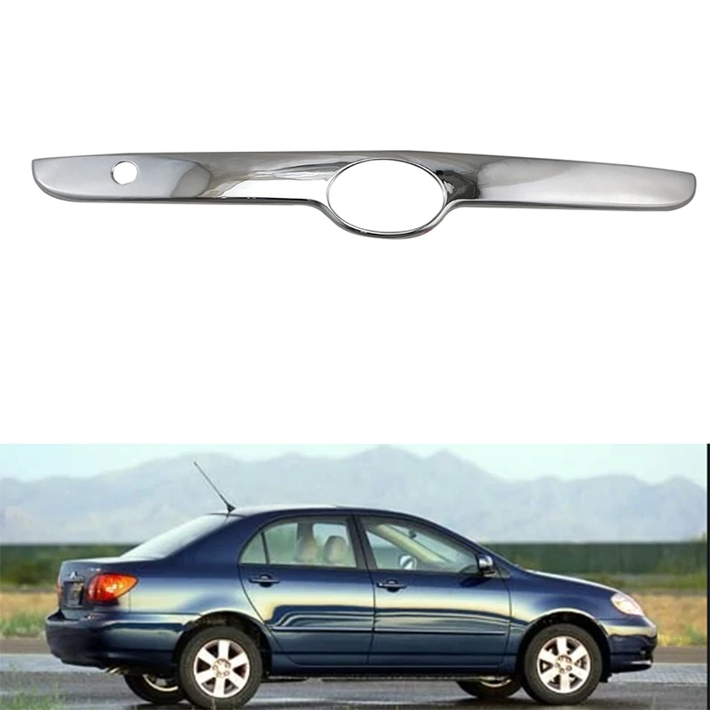 For Toyota Corolla Sedan 2003 08 Chrome Car Rear Trunk Lid Edge Tailgate Boot Door Cover Trim 