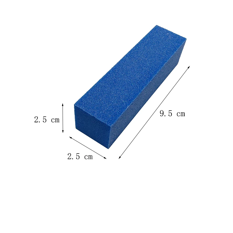 6 шт./компл. наждачной бумагой пилочка для ногтей маникюр буфера акриловый Фрезер для ногтей cо шлифовальными кисть Высокое качество советы извести в режущей поверхностью Professionel Инструмент Синий Наборы