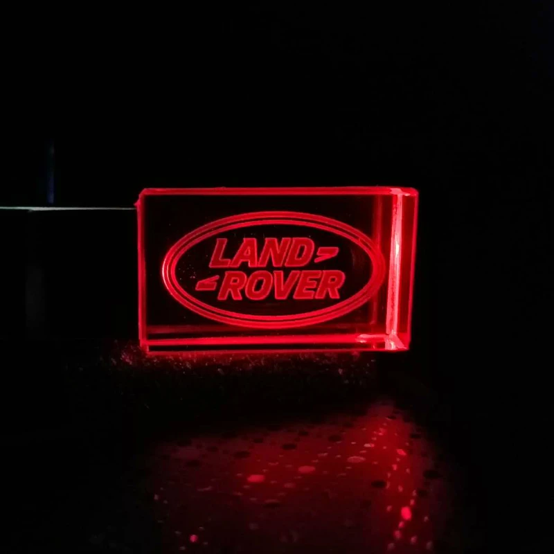 Автомобильный логотип LAND crystal ROVER металлический USB флеш-накопитель Флешка 4 ГБ 8 16 32