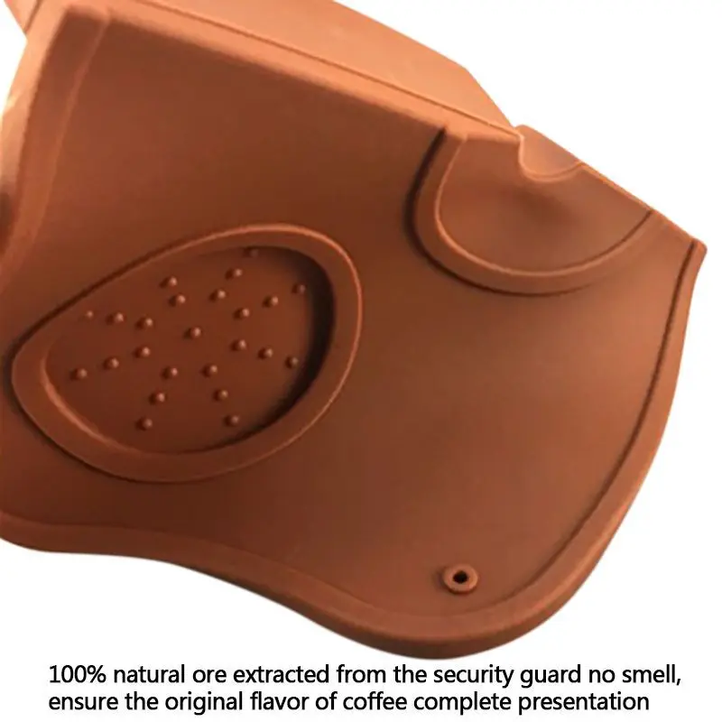 Ручной бариста силиконовый жароустойчивый коврик, кофе эспрессо латте искусство ручка держатель песта нескользящая коврик для кухни, принадлежности