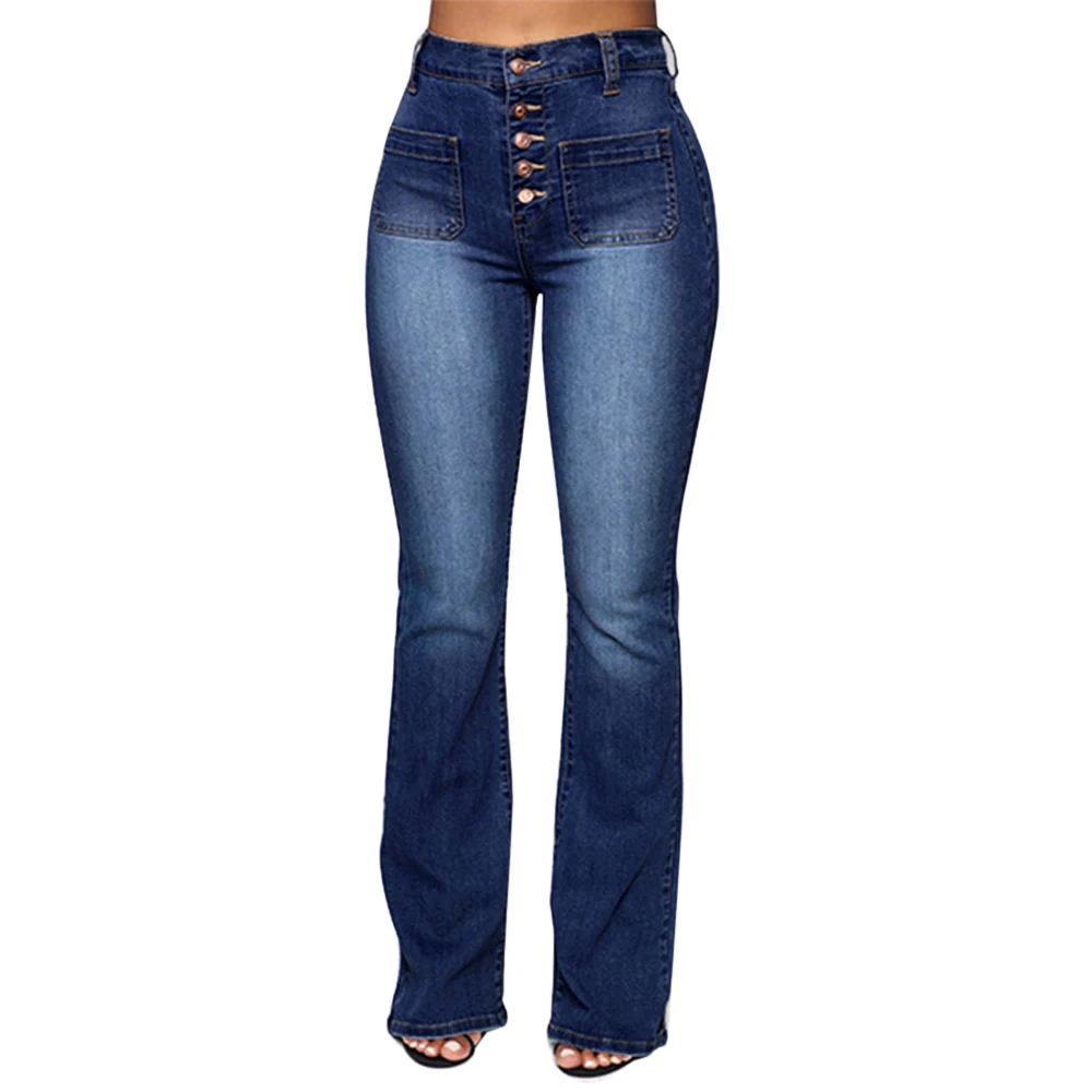 

Adisputent 2020 Spring High Waist Straight Jeans Jeans For Women Skinny Jeans Woman Wide Leg Female Pants Plus Size Ladies Denim