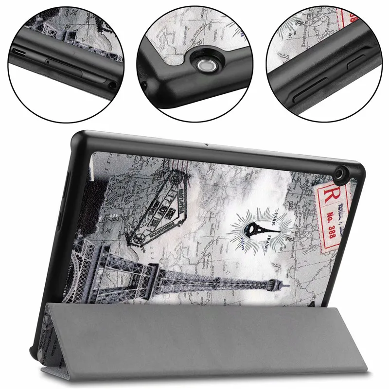 Кожаный чехол BIGTECH для huawei MediaPad M5 Lite 10,1 дюймов, защитный чехол для huawei M5 Lite BAH2-W19L09W09, флип-чехол для планшета