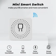 

New Tuya MINI Wifi Smart Switch 16A Smart Home 2-way Control Timer Wireless Switche Automation Compatible With Alexa Google Home