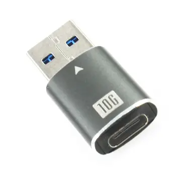 

OOTDTY Type C Female to USB Male Adapter Gen2 10Gbps USB-C Extender Connector Head