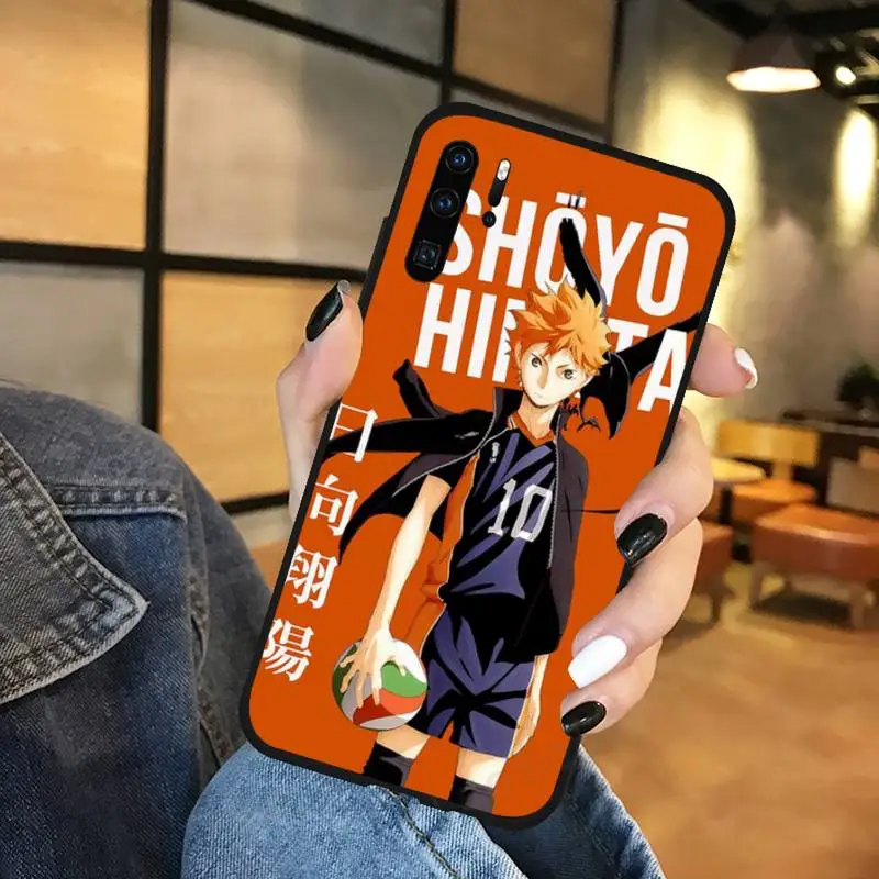 Nhật Bản Haikyuu Bóng Chuyền Anime Điện Thoại Ốp Lưng Funda Cho Huawei P9 P10 P20 P30 Lite 2016 2017 2019 Plus Pro P thông Minh phone case for huawei Cases For Huawei